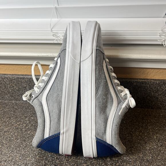 Vans Mens Size 13 Gray/Blue/Green Classic Skater Sneaker Shoe Canvas Lace Up Low - Picture 5 of 11